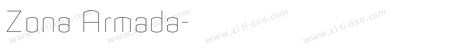 Zona Armada字体转换